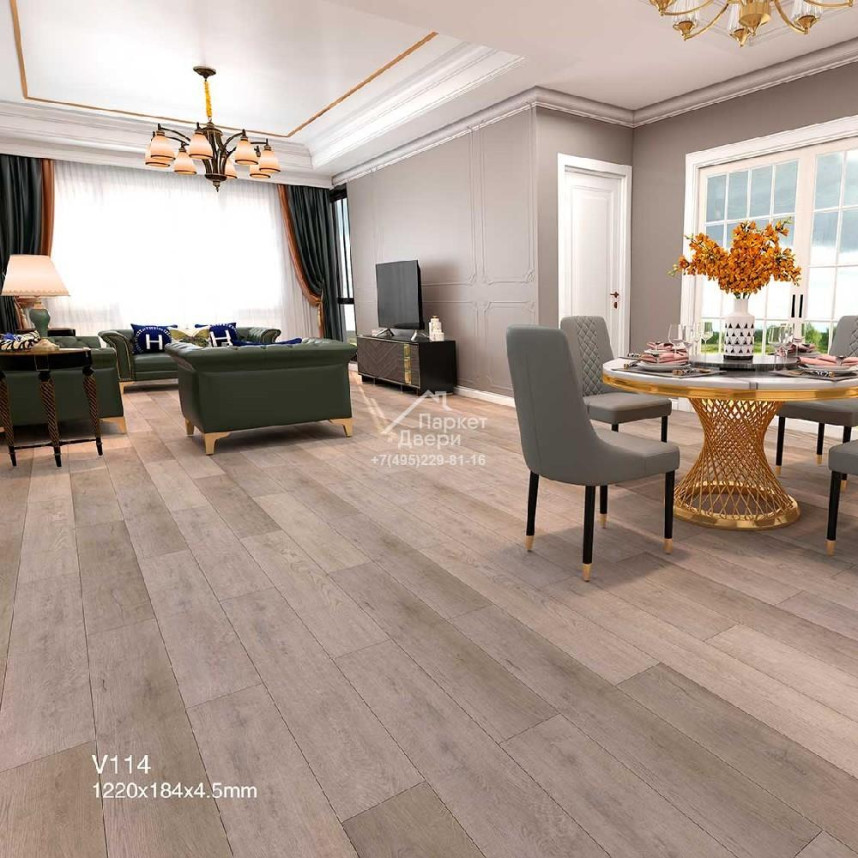 Виниловый пол Betta Villa V114 Дуб Мирано 1220х184х4,5-1