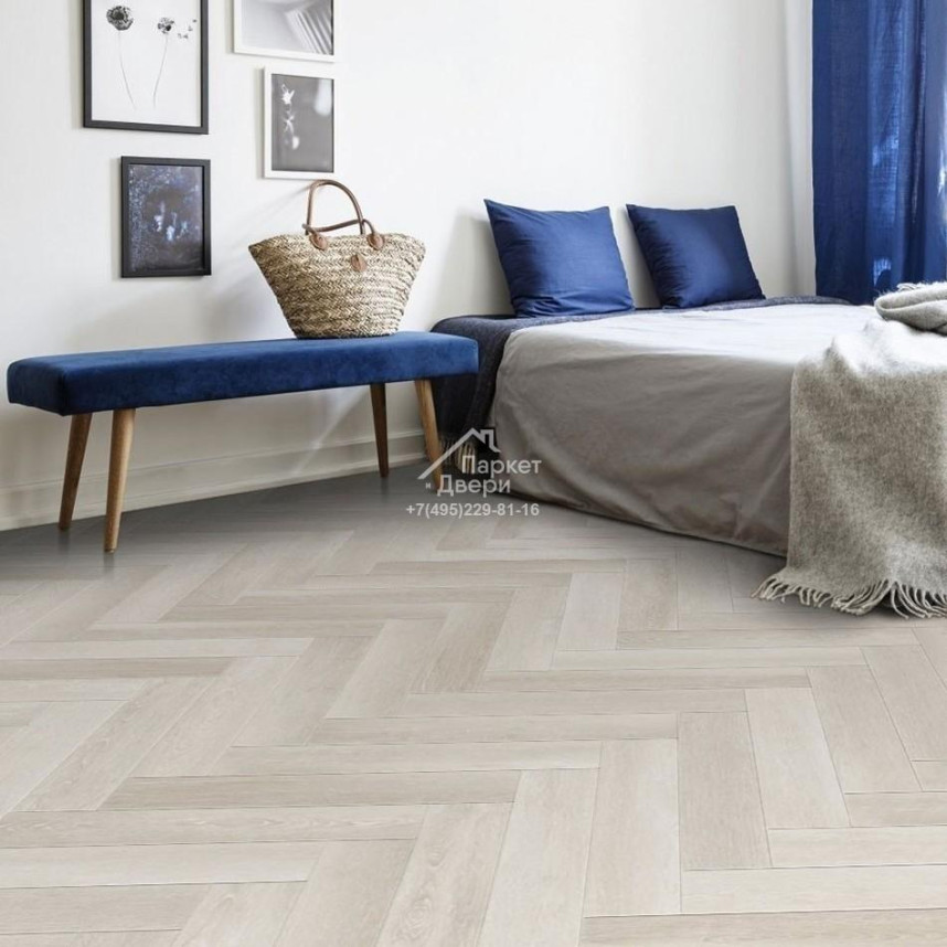 Виниловый пол FirmFit Herringbone CW-3291 Дуб белый 615х123х5-2