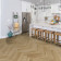 Виниловый пол FirmFit Herringbone EW-2966 Дуб натуральный браш 615х123х5
