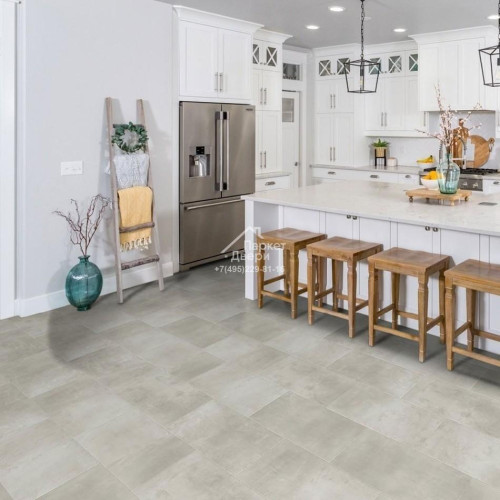 Виниловый пол FirmFit Tiles LT-1650 Бетон серый 600х300х5