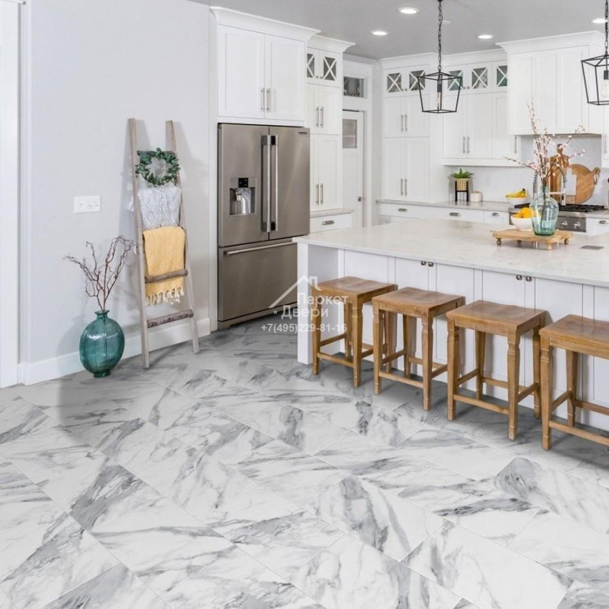 Виниловый пол FirmFit Tiles XT-4000 Мрамор Калакатта 600х300х5-1