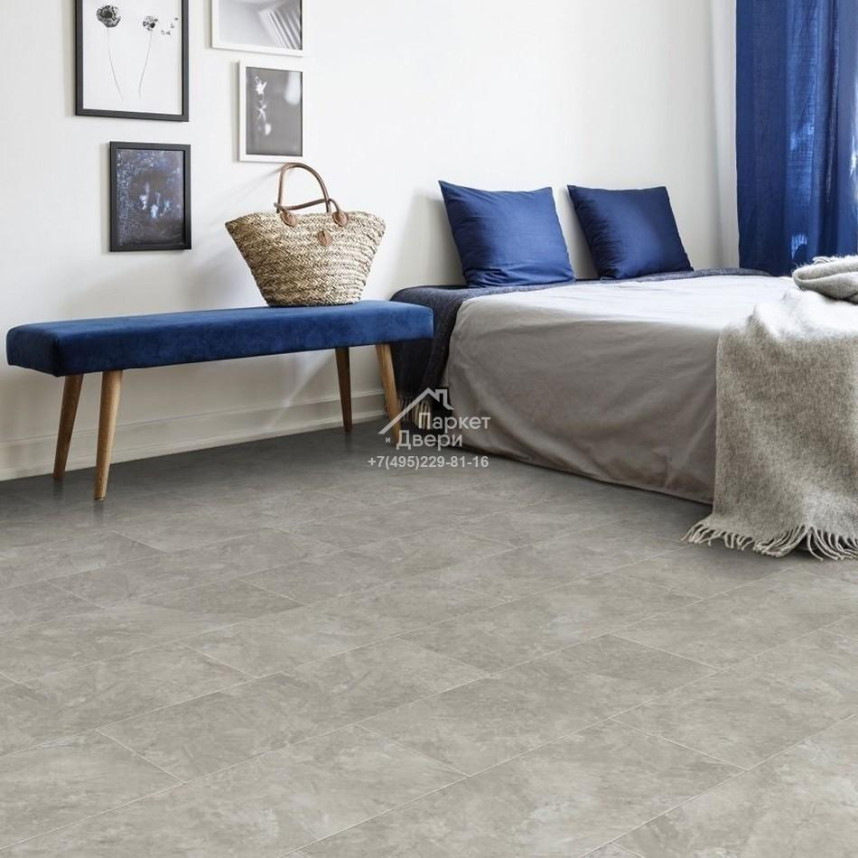 Виниловый пол FirmFit Tiles XT-4040 Мрамор серый 600х300х5-2