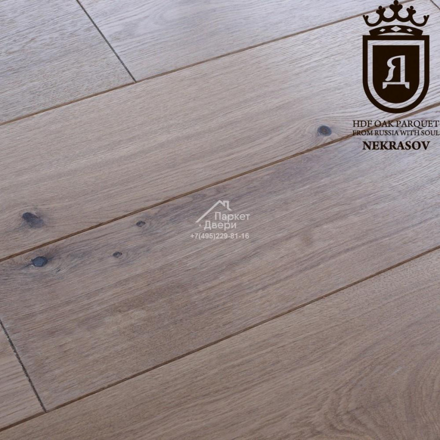 Паркетная доска Дубовый Яръ Золотой век Nekrasov d14502 1387x145х14,5-1