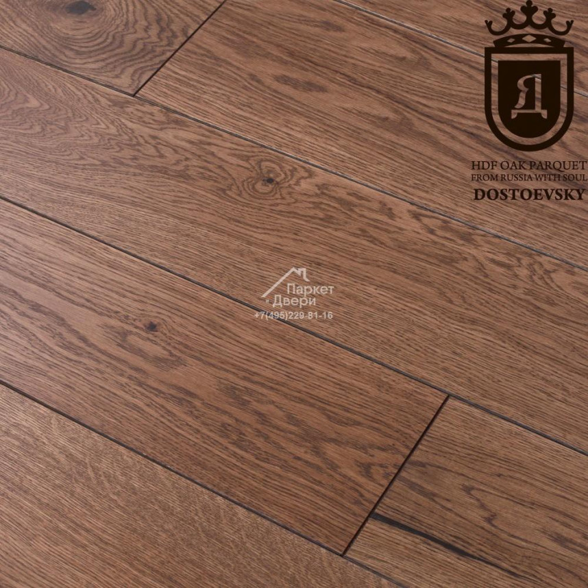 Паркетная доска Дубовый Яръ Золотой век Dostoevsky 1387x145х14,5-1
