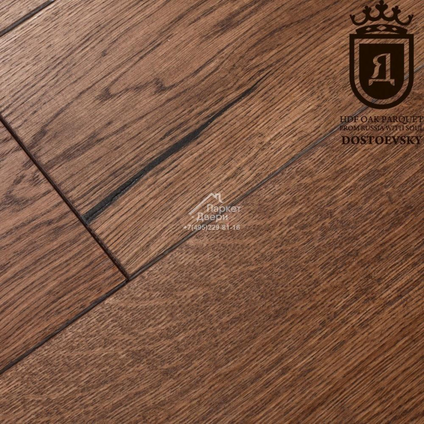 Паркетная доска Дубовый Яръ Золотой век Dostoevsky 1387x145х14,5-2