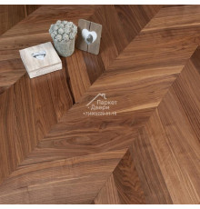 Паркет-елка Missouri North America French Herringbone Орех Американский селект  580x120x12