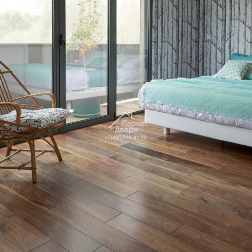 Массивная доска Missouri North America  Орех Американский Селект  400-1800x180x19мм-1