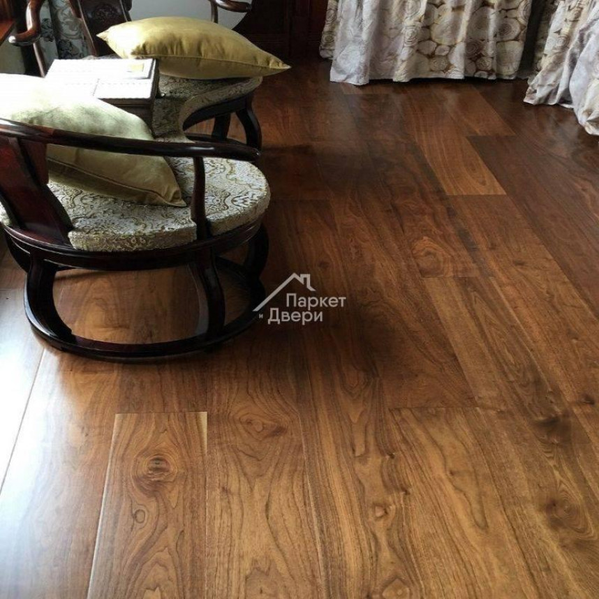 Массивная доска Missouri North America  Орех Американский Натур  400-1800x180x19мм-2