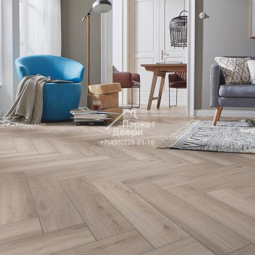 Ламинат HERRINGBONE Silver Oak  D3773 665*133*8mm,665x133x8-1