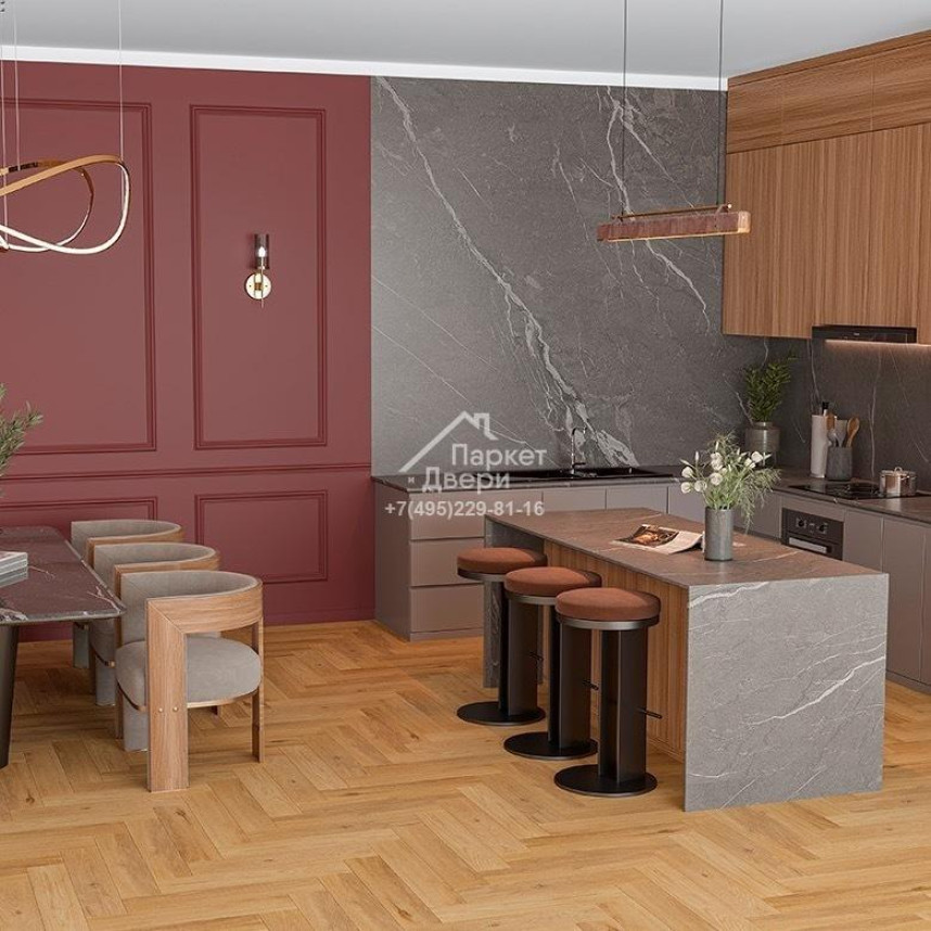 Виниловый ламинат Alta Step Mirada Ёлка SPC4405 Дуб шведский 640*128*4 мм,640*128*4-1