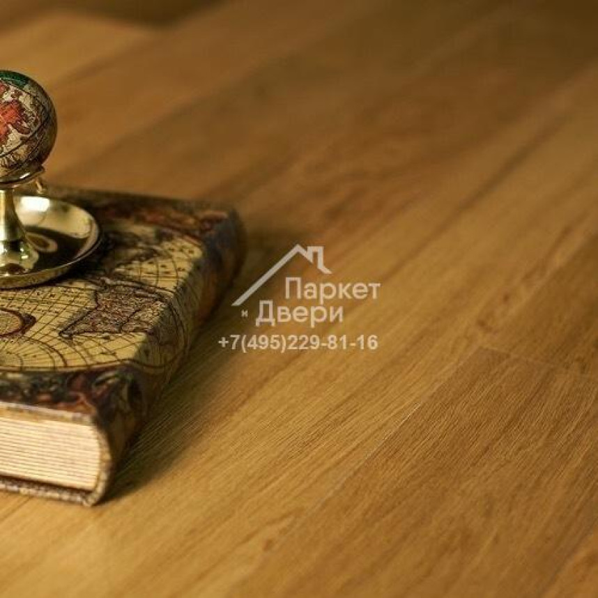 Паркетная доска Amber Wood (Амбер Вуд) Фьюжн  Дуб Натур Лак 909х125х14-1