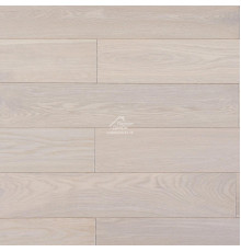 Паркетная доска Amber Wood (Амбер Вуд) Фьюжн  Дуб Белая Ночь Лак 909х125х14
