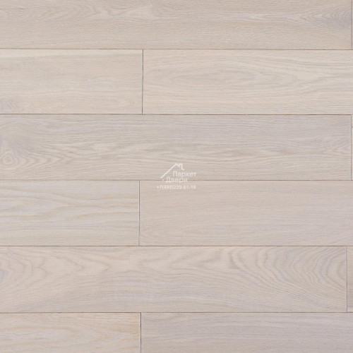 Паркетная доска Amber Wood (Амбер Вуд) Фьюжн  Дуб Белая Ночь Лак 909х125х14