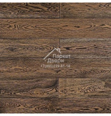Паркетная доска Amber Wood (Амбер Вуд) Фьюжн  Дуб Антик Браш Масло 909х125х14