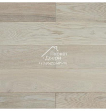 Паркетная доска Amber Wood (Амбер Вуд) Фьюжн Ясень Беленый Браш Лак 909х125х14