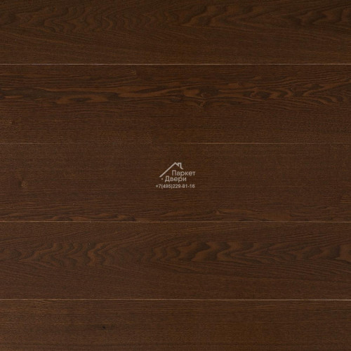 Паркетная доска Amber Wood (Амбер Вуд) Фьюжн Ясень Шоколад Браш Лак 909х125х14