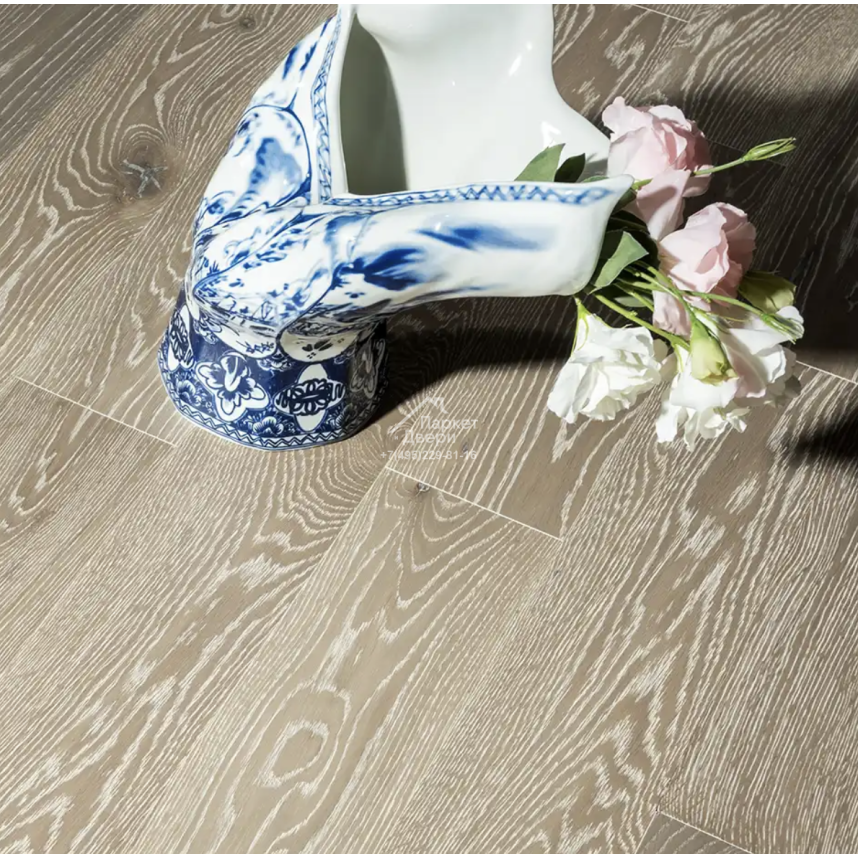 Паркетная доска Coswick Дизайнерские решения / Designer Solution collection Дуб Серый кашемир 1163-7251-20 600…2100x190x19.05-1