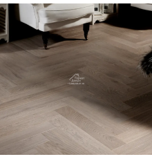 Паркет Английская Ёлка Coswick Оттенки серого / Gray Shadow collection Дуб Шамбор 1174-1215-10 635x127x15