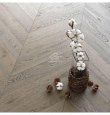 Паркет Французская Ёлка Coswick 60° Оттенки серого / Gray Shadow collection Дуб Скалистый риф 1123-4230-20 548x127x19.05