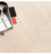 Паркет Французская Ёлка Coswick 60° Белые ночи / White Breathe collection Дуб Белый иней 1192-1258-10 438.78x190x15