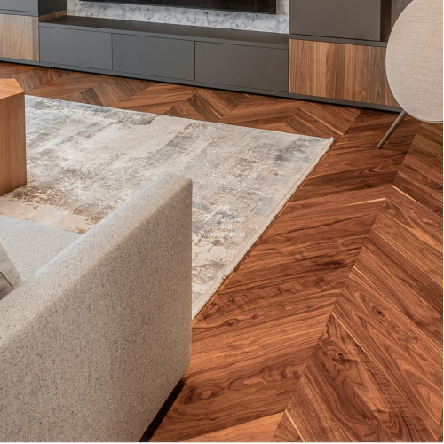 Паркет Французская Ёлка Coswick 60°  Американский орех / American Walnut collection Дуб Натуральный  1392-1201-30 438.78x190x15