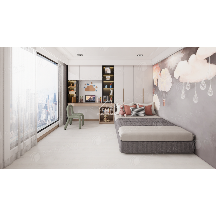 Кварцвиниловый SPC ламинат Ensten Hygge Олея ECO 101-11 1524х180х4-1