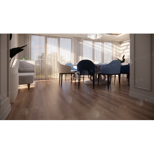 Кварцвиниловый SPC ламинат Ensten Hygge Камелия ECO 102-12 1524х180х4