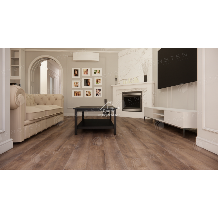 Кварцвиниловый SPC ламинат Ensten Hygge Юкка ECO 102-17 1524х180х4-2