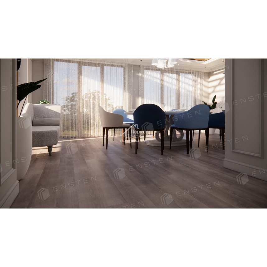 Кварцвиниловый SPC ламинат Ensten Hygge Сьерра ECO 102-21 1524х180х4-2