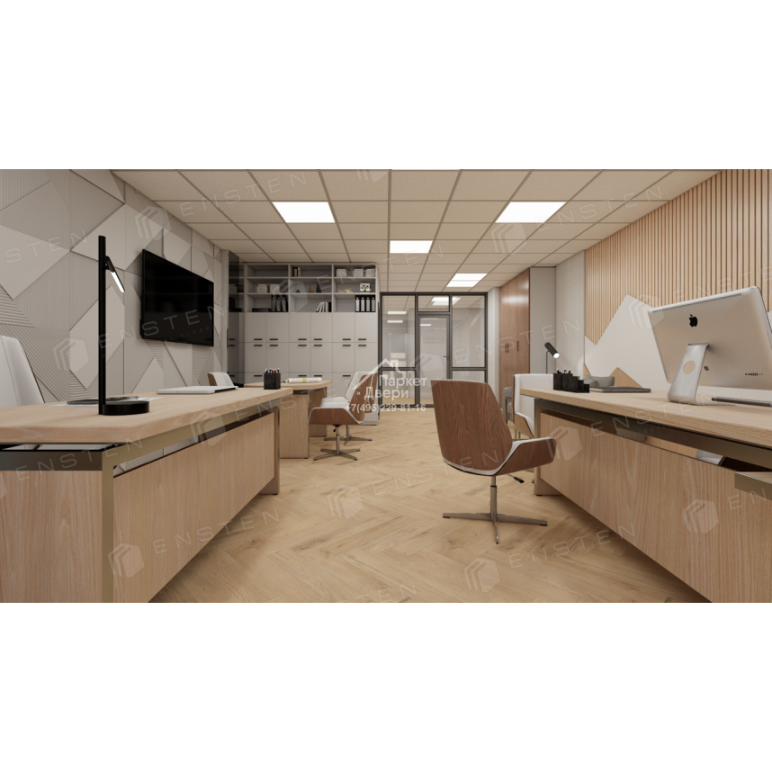 Кварцвиниловый SPC ламинат Ensten Valland Parquet Уиллоу ECO 103-01 600х125х4-1