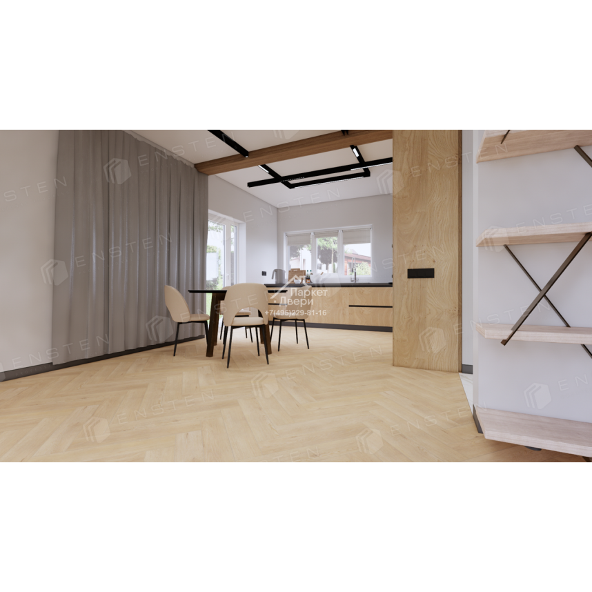 Кварцвиниловый SPC ламинат Ensten Valland Parquet Гамильтон ECO 103-10 600х125х4-2