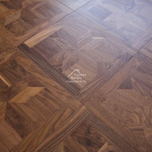 Модульный паркет Coswick Блуа Орех / Chestnut 3-х слойный,  T&G 1106-1204-10 635x635x19,05