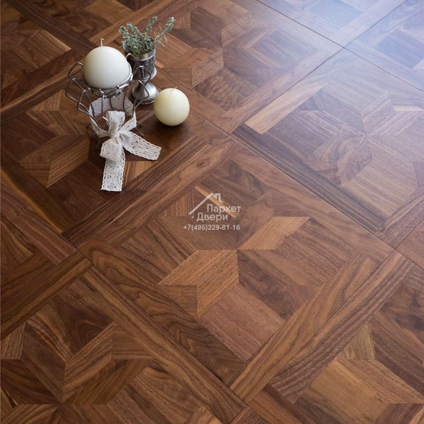 Модульный паркет Coswick Блуа Орех / Chestnut 3-х слойный,  T&G 1106-1204-10 635x635x19,05-2