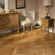 Паркет Французская Ёлка 60⁰ T&G Coswick Натуральный / Natural 1123-1201-10 548x127x19,05