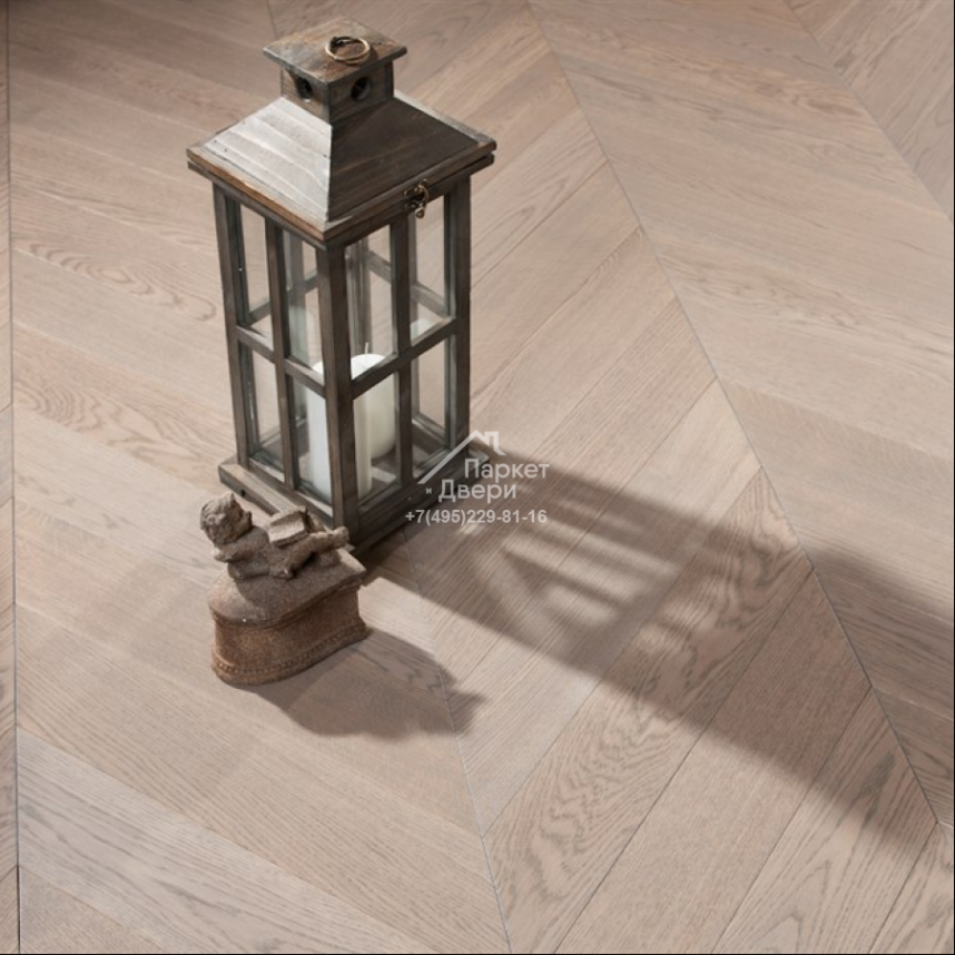 Паркет Французская Ёлка 60⁰ T&G Coswick Оттенки серого Шамбор / Chambord 1123-1215-10 548x127x19,05-3