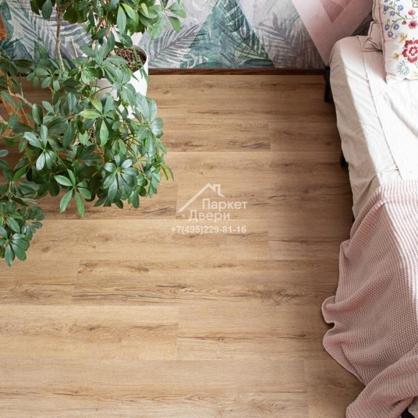 Виниловый пол VINILAM Glue Luxury 33808 Дуб Витория 1227х232х2,5-1