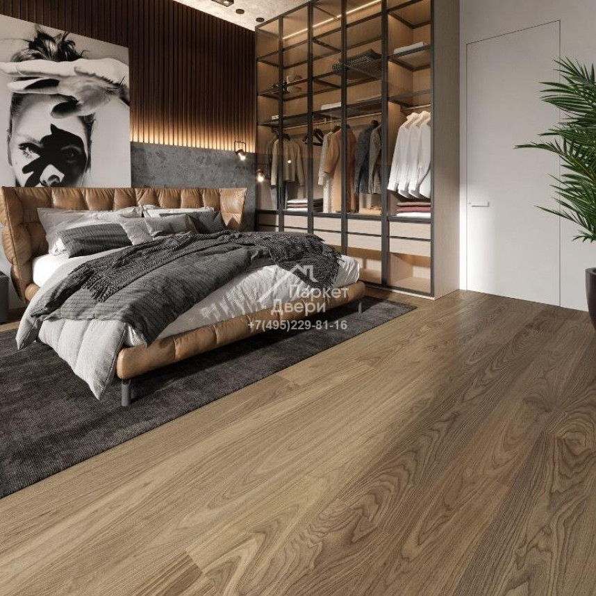 Паркетная доска Esta Parket Орех 36001 Nova City Pure Line  2200х202х13 мм-1