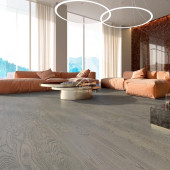 Паркетная доска Esta Parket Ясень 21076 Elegant  Dusky Grey 1800-2390x160x14 мм