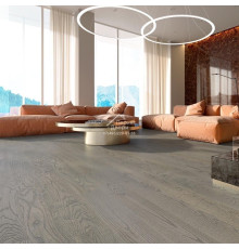 Паркетная доска Esta Parket Ясень 21076 Elegant  Dusky Grey 1800-2390x160x14 мм