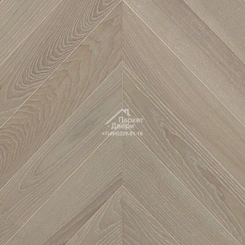 Паркетная доска Ёлка ESTA PARKET Ясень 25004 Chevron Elegant Sandstone  480x100x14 мм