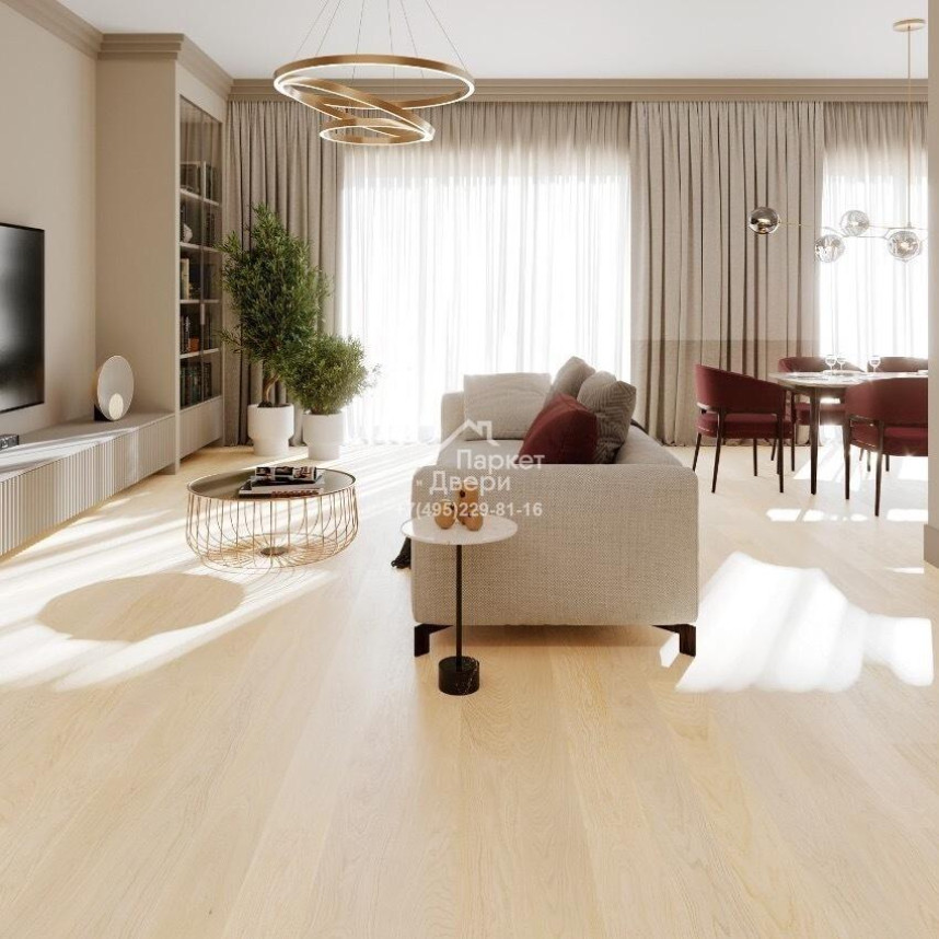 Паркетная доска Esta Parket Дуб 11279 Nordic S Linen 1800-2390x160x14 мм