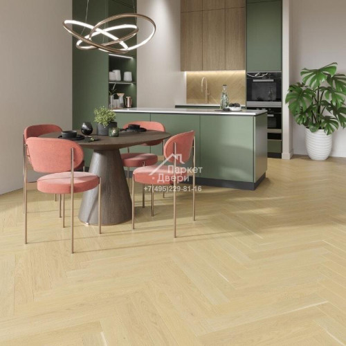 Паркетная доска Ёлка Esta Parket Дуб 15007 Chevron Nordic S Dazy 532x120x14 мм