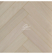 Паркетная доска Ёлка Esta Parket Дуб 14029 Herringbone Nordic S Pearl 600x100x14 мм