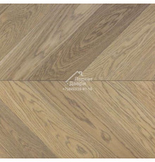Паркетная доска Ёлка Esta Parket Дуб 14281 Herringbone AB Havana 600x100x14 мм