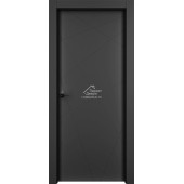 Дверь Межкомнатная ОФРАМ современные формы Гео черная