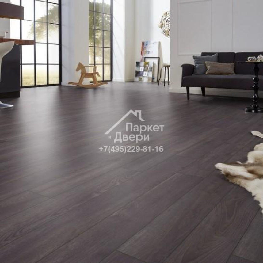 Ламинат Kronotex Amazone D6010 Дуб Эльба черный 1380x157x10-1