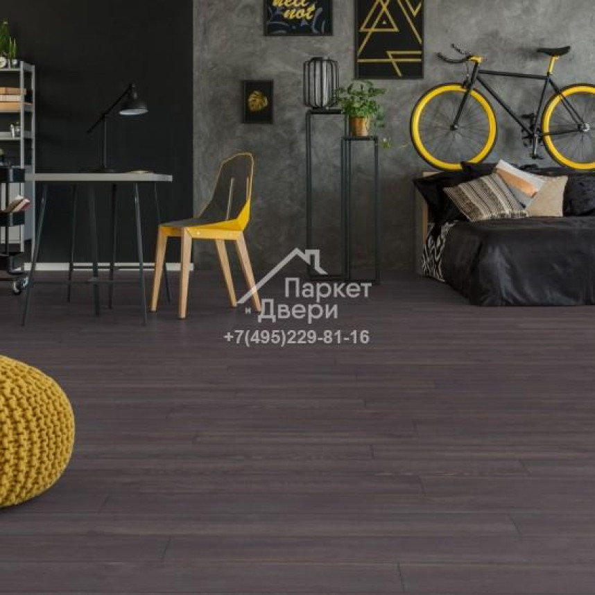 Ламинат Kronotex Amazone D6010 Дуб Эльба черный 1380x157x10-4