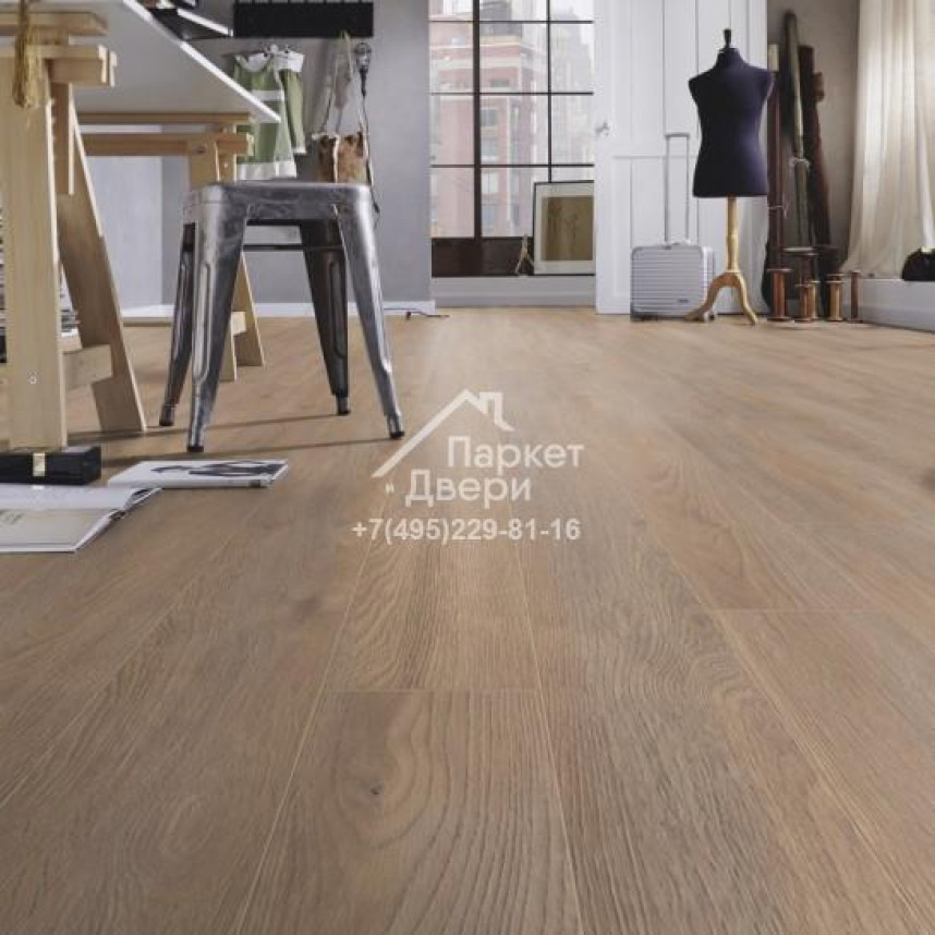 Ламинат Kronotex Amazone D6014 Дуб Эльба бежевый 1380x157x10-2