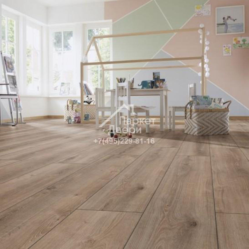 Ламинат Kronotex Exquisit Plus D6020 Дуб Кашмир титан 1380x244x8-4