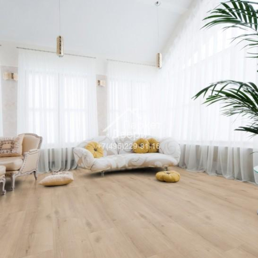 Ламинат Kronotex Exquisit Plus D6021 Дуб Кашмир бежевый 1380x244x8-4